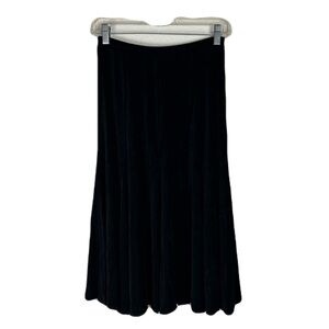 Chico’s Traveler Sz 4 flaired pull on skirt Travel Basic vacation comfort office